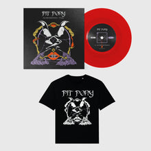 Load image into Gallery viewer, Accidental Doom / Fuzzy Ltd Edition 7" Red Vinyl + T-Shirt Bundle