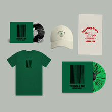 Load image into Gallery viewer, Treeboy & Arc - 'Natural Habitat' Mega Bundle (Splatter Vinyl + Tshirt + CD + Teatowel + Cap)
