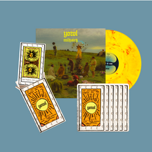 Load image into Gallery viewer, YOWL 'Milksick' Luxury Tarot Cards + Tarot box + Milksick 12” Yellow + Red Marble Bundle