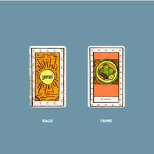 Load image into Gallery viewer, YOWL &#39;Milksick&#39; Luxury Tarot Cards + Tarot box + Milksick 12” Yellow + Red Marble Bundle
