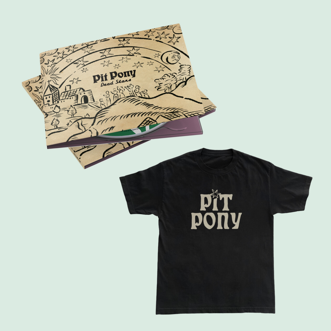 Pit Pony - Dead Stars CD + T-Shirt Bundle