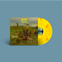 Load image into Gallery viewer, Milksick – Limited Edition Yellow+Red Marble 12” Vinyl + Long-Sleeve Shirt + Tarot Cards Bundle
