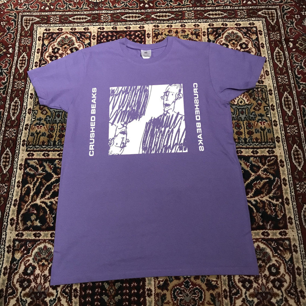 Crushed Beaks Purple T-Shirt