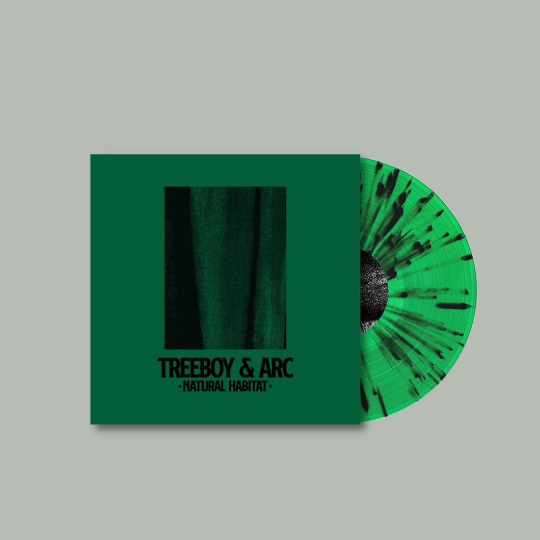 Treeboy & Arc - 'Natural Habitat' Limited Edition Green + Black Splatter 12